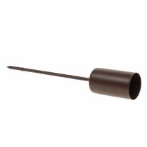 Artikel Kerzenhalter für Stabkerzen Braun Ø2,3cm H14cm 4 St