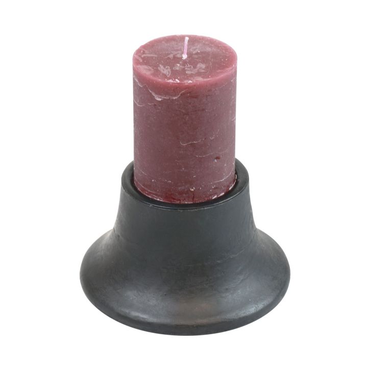 Artikel Kerzenständer Schwarz Kerzenhalter Keramik Ø12,5cm H7cm