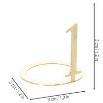 Artikel Kerzenring Stabkerzen Zahlen Set für Adventskranz 3cm 4St
