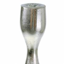 Artikel Kerzenständer Antik Silber H31cm