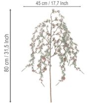 Artikel Kunstzweig mit Zapfen Dekorativer Kiefernzweig künstlich 80cm 3St