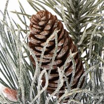 Artikel Künstlicher Kiefernzweig mit Zapfen winterlich 40cm