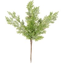 Artikel Künstlicher Kiefernzweig mit Zapfen Beschneit 28cm 6St