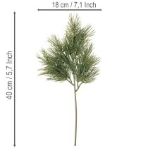 Artikel Künstlicher Kiefernzweig für winterliche Dekorationen 40cm 4St