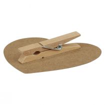 Artikel Klammer Herz mit Spruch Herz Deko Herzen Dekoklammer 7cm 48 St