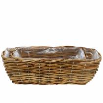 Weidenkorb Als Regalkorb – 38x28x20 Cm, Naturfarben, Handgeflochten, Für Aufbewahrung & Deko