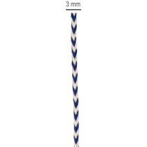 Artikel Geschenkband Kordel gestreift für kreative Dekoration 3mm 20m