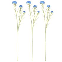 Artikel Kornblumen künstlich Blaue Kunstblumen Sommer 85cm 3St