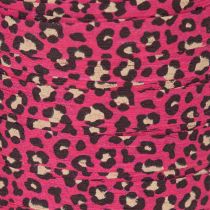 Artikel Dekoband Leoprint Pink Kräuselband für Geschenkverpackungen und Basteln 10mm 100m