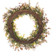 Artikel Künstlicher Eukalyptuskranz Herbst dekorativ rund 45cm
