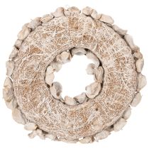 Artikel Kranz Landlotus Blüte Naturdeko Trockenblumen 35cm