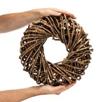 Artikel Kranz aus Naturzweigen Rattankranz rund zum Basteln 35cm