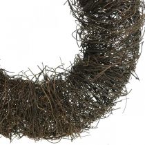 Artikel Rebenkranz Dunkelbraun Ø35cm, Naturkranz Türkranz Wanddeko, Dekokranz aus Holz, Frühlingskranz Adventskranz Herbstkranz
