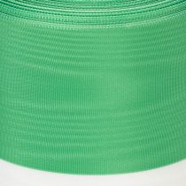 Artikel Kranzbänder Moiré 125mm x 25m in Grün-Weiß, Schleifenband Taftbindung, Nationalband Dekoband
