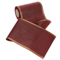 Artikel Kranzband Bordeaux mit Goldkante 175mm Dekor