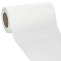 Artikel Kranzband Weiß Trauerfloristik 175mm Breit 25m Lang Hochwertiges Acetat Schleifenband