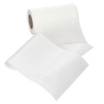 Artikel Kranzband Weiß Trauerfloristik 175mm Breit 25m Lang Hochwertiges Acetat Schleifenband