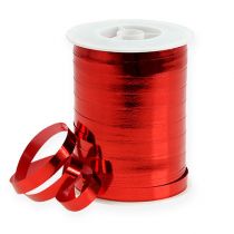 Kräuselband glänzend 10mm 250m Rot