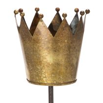 Artikel Deko Krone auf Stab Vintage Deko für Topfpflanzen 73cm