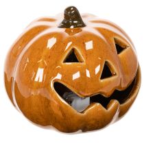 Artikel Keramik Kürbis LED Halloween Dekoration klein 10cm