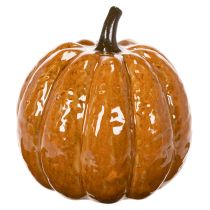Artikel Keramik Kürbis Halloween LED Dekoration 15cm
