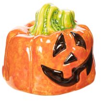 Artikel Deko Kürbis Keramik Dekorationsfigur für Herbst und Halloween 8cm