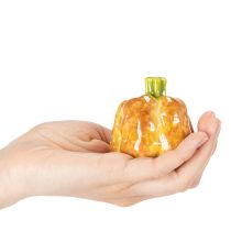 Artikel Deko Kürbis für herbstliche Tischdekoration 6cm 2St