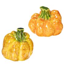 Artikel Kürbis Figur für herbstliche Tischdekoration Herbstdeko 10cm 2St