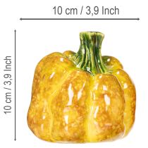 Artikel Kürbis Figur für herbstliche Tischdekoration Herbstdeko 10cm 2St
