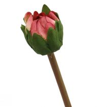 Artikel Kunstblume Dahlie Pink Blüte mit Knospe H57cm