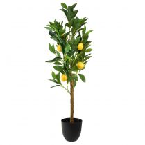 Kunstpflanzen Zitronenbaum Künstliche Topfpflanze 90cm
