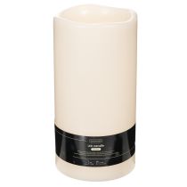 Artikel LED Kerze groß für Batterie Mit Timer Warmweiß Outdoor 25cm