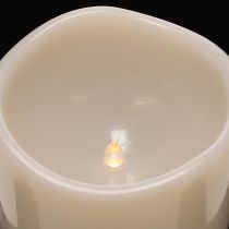 Artikel LED Kerze groß für Batterie Mit Timer Warmweiß Outdoor 25cm