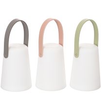 Artikel Lampe mit Henkel tragbare LED Leuchte für Outdoor und Indoor 22 cm 3St