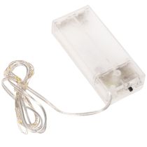 Artikel Lichterkette mit Batteriefach Für Innen Warmweiß 10 LEDs 1m 6St