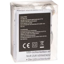 Artikel Lichterkette mit Batteriefach Für Innen Warmweiß 10 LEDs 1m 6St