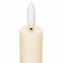 Artikel LED-Spitzkerze in Weiß mit warmweißem Licht 24cm mit Timer 2St