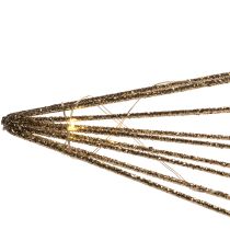 Artikel LED Deko Stern aus Draht zum Aufhängen Für innen Batteriebetrieben 51cm