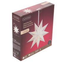Artikel Weihnachtsstern LED Deko zum Aufhängen Warmweiß Indoor 38cm