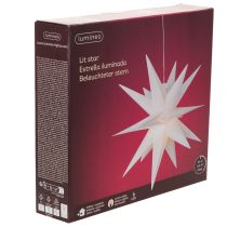 Artikel Deko LED Stern Warmweiß Outdoor mit Timer 40cm