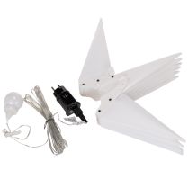 Artikel LED Stern Weihnachtsstern Warmweiß Timer Outdoor 60cm