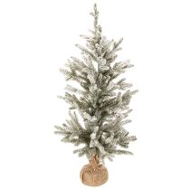 Artikel Künstlicher Tannenbaum beschneit im Jutesack 40 LED Für innen 85cm