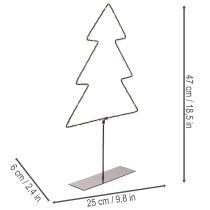 Artikel LED Weihnachtsbaum Batteriebetrieben Tischdeko für innen 47cm