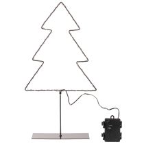 Artikel LED Weihnachtsbaum Batteriebetrieben Tischdeko für innen 47cm