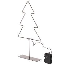 Artikel LED Weihnachtsbaum Batteriebetrieben Tischdeko für innen 47cm
