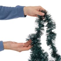 Artikel Lametta Weihnachtsgirlande mit 60 LED und Timer Outdoor 3m
