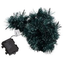 Artikel Lametta Weihnachtsgirlande mit 60 LED und Timer Outdoor 3m
