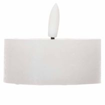 Artikel LED-XL-Teelicht Weiß Echtwachs mit Timer Warmweiß 6cm 2St