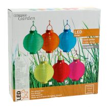 Artikel Lampion LED mit Solar 20cm Rot