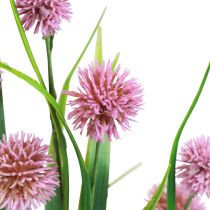 Artikel Kunstblumen Kugelblume Allium Zierlauch künstlich Rosa 45cm